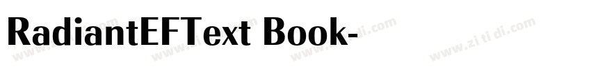 RadiantEFText Book字体转换